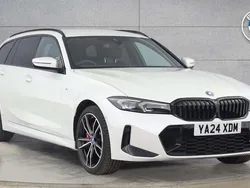 White Used 2024 BMW 330e M Sport Estate | £37,197 (Good price)