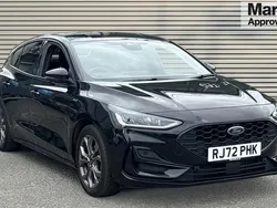 Black Used 2022 Ford Focus ST-Line Hatchback | £15,509 (Fair price)