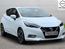 White Used 2022 Nissan Micra Acenta Hatchback | £13,708 (Fair price)