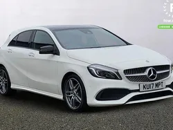 White Used 2017 Mercedes A200 AMG Line Premium Plus Hatchback | £16,599 (Fair price)