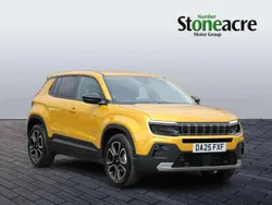 Yellow New 2025 Jeep Avenger Summit SUV | £23,495 (Fair price)
