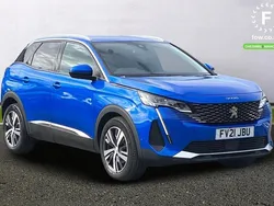 Blue Used 2021 Peugeot 3008 Allure Premium Estate | £18,399 (Fair price)