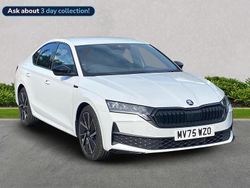 White Used 2025 Skoda Octavia SportLine Hatchback | £27,267 (Expensive)