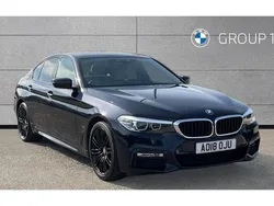 Carbon black Used 2018 BMW 530e M Sport Sedan | £16,995 (Fair price)