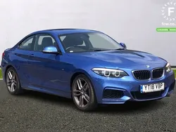 Blue Used 2018 BMW 218 M Sport Coupe | £11,999 (Fair price)