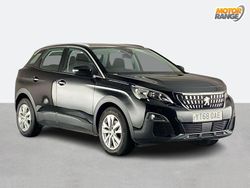 Black Used 2018 Peugeot 3008 Active Hatchback | £10,695 (Fair price)