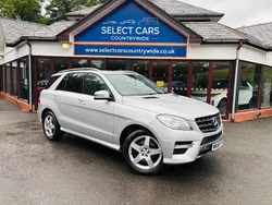 Silver Used 2014 Mercedes ML350 AMG SUV | £14,495 (Fair price)