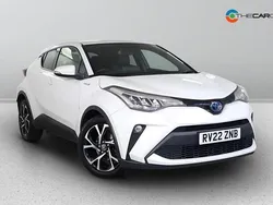 White Used 2022 Toyota C-HR Design SUV | £18,475 (Fair price)