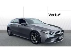 Grey Used 2018 Mercedes A200 AMG line Hatchback | £15,755 (Fair price)