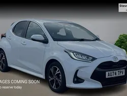 White Used 2024 Toyota Yaris Hybrid Design Hatchback | £20,066 (Fair price)