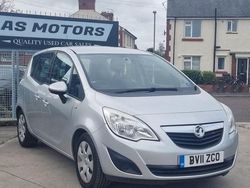 Silver Used 2011 Vauxhall Meriva MPV | £1,495 (Fair price)