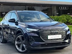 Purple Used 2024 Audi Q4 e-tron Black Edition SUV | £36,880
