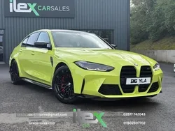 Yellow Used 2021 BMW M3 Competition Edition Sedan | £53,995 (Expensive)