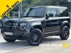 Santorini black New 2025 Land Rover Defender Black Edition SUV | £62,990 (Good price)