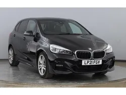 Black sapphire metallic paint Used 2021 BMW 218 M Sport Estate | £17,250 (Fair price)