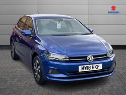 Blue Used 2018 VW Polo SE Hatchback | £10,630 (Fair price)
