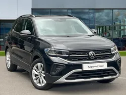 Deep black pearl Used 2024 VW T-Cross Match SUV | £20,059
