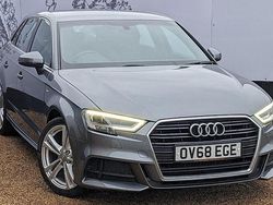 Grey Used 2018 Audi A3 S-Line Hatchback | £13,495 (Fair price)
