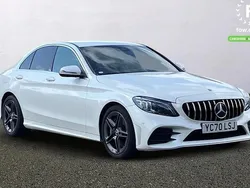White Used 2019 Mercedes C300 Active Sedan | £18,899 (Fair price)