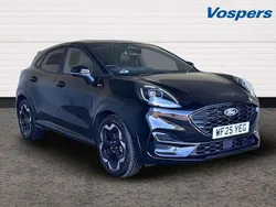 Black Used 2025 Ford Puma ST-Line X SUV | £23,445 (Expensive)