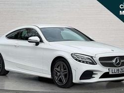 White Used 2019 Mercedes C300 AMG line Coupe | £15,586 (Good price)