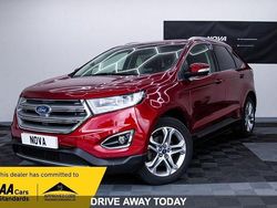 Red Used 2016 Ford Edge Titanium SUV | £10,990 (Fair price)