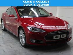 Red Used 2016 Tesla Model S Hatchback | £17,500 (Fair price)