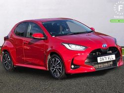 Red Used 2021 Toyota Yaris Hybrid Design Hatchback | £16,099 (Good price)