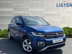 Reef blue Used 2021 VW T-Cross SEL SUV | £17,490 (Good price)