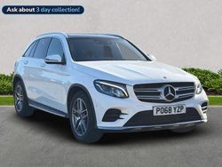 White Used 2018 Mercedes GLC250 AMG Line Premium Plus Estate | £23,539 (Expensive)