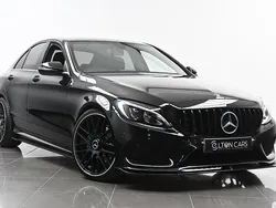 Black Used 2018 Mercedes C220 AMG line Sedan | £13,990 (Fair price)