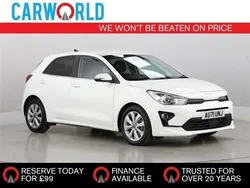 White Used 2021 Kia Rio 3 Hatchback | £16,788 (Expensive)