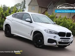 White Used 2018 BMW X6 M Sport SUV | £20,995 (Fair price)