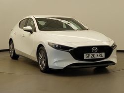 White Used 2020 Mazda 3 Hatchback | £14,498 (Fair price)