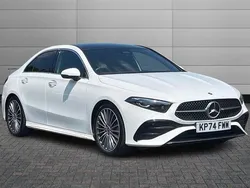 Spectral blue Used 2024 Mercedes A200 AMG Line Premium Plus Sedan | £29,350 (Expensive)
