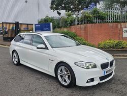 White Used 2015 BMW 520 M Sport Estate | £7,995 (Good price)