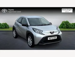 Silver Used 2023 Toyota Aygo PURE Hatchback | £12,279 (Fair price)