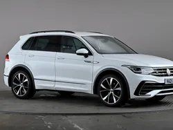 White Used 2021 VW Tiguan R-line SUV | £24,498 (Fair price)