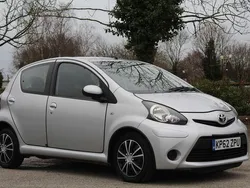 Silver Used 2012 Toyota Aygo Hatchback | £5,790 (Fair price)