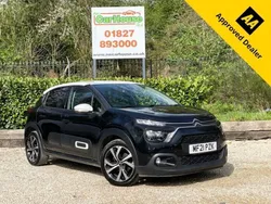 Black Used 2021 Citroën C3 PureTech Hatchback | £6,299 (Fair price)
