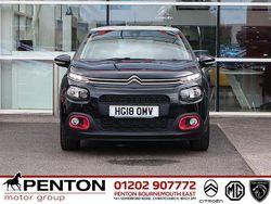Black Used 2018 Citroën C3 PureTech Hatchback | £9,290 (Fair price)