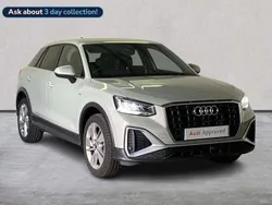 Silver New 2025 Audi Q2 S-Line SUV | £31,588 (Expensive)