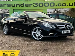 Black Used 2011 Mercedes E350 Cabriolet | £6,250 (Fair price)