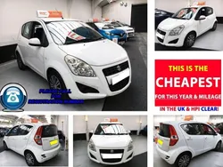 White Used 2013 Suzuki Splash Hatchback | £4,985 (A bit pricey)