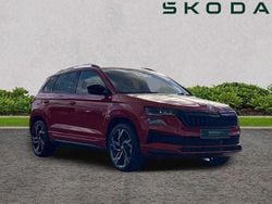 Velvet red metallic New 2025 Skoda Karoq SportLine SUV | £34,670 (Expensive)