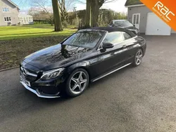 Black Used 2017 Mercedes C220 AMG line Cabriolet | £15,500 (Fair price)
