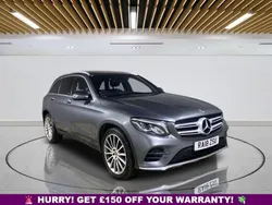 Grey Used 2018 Mercedes GLC250 AMG line SUV | £22,449 (Fair price)