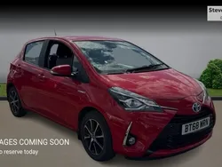 Red Used 2018 Toyota Yaris Hybrid Hatchback | £12,564 (Fair price)