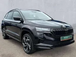 Black magic pearl effect Used 2024 Skoda Karoq SportLine SUV | £24,450 (Good price)