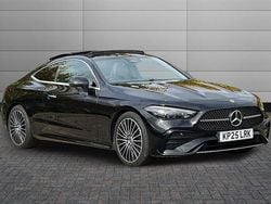 Obsidian black Used 2025 Mercedes CLE300 AMG Line Premium Coupe | £48,550 (Good price)